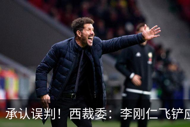 承认误判！西裁委：李刚仁飞铲应直红，主裁第一视角录像公布