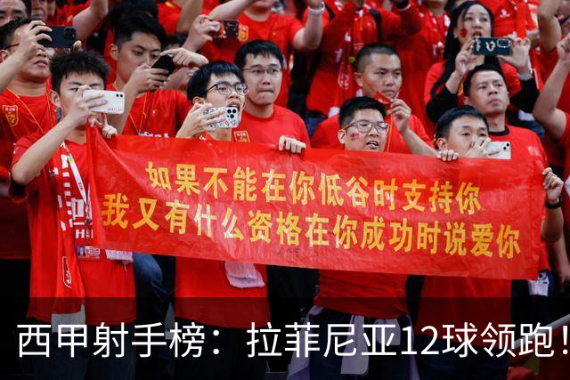 西甲射手榜：拉菲尼亚12球领跑！姆巴佩、亚马尔、卡梅略并列第2